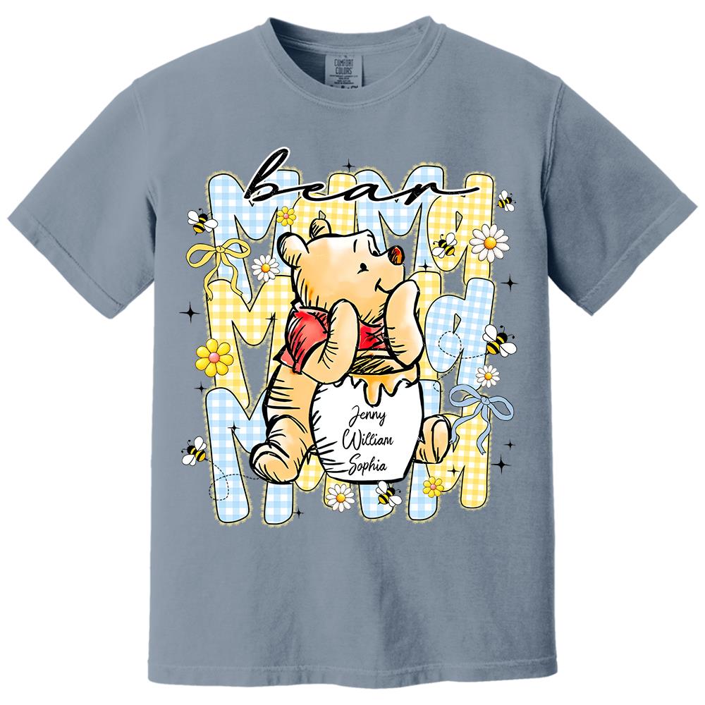 Mama Bear, Best Mama Ever, Personalized Mama Bear With Kids Name Shirt Sweatshirt, Gift For Mom, Gift For Mother's Day MI209 Hv01