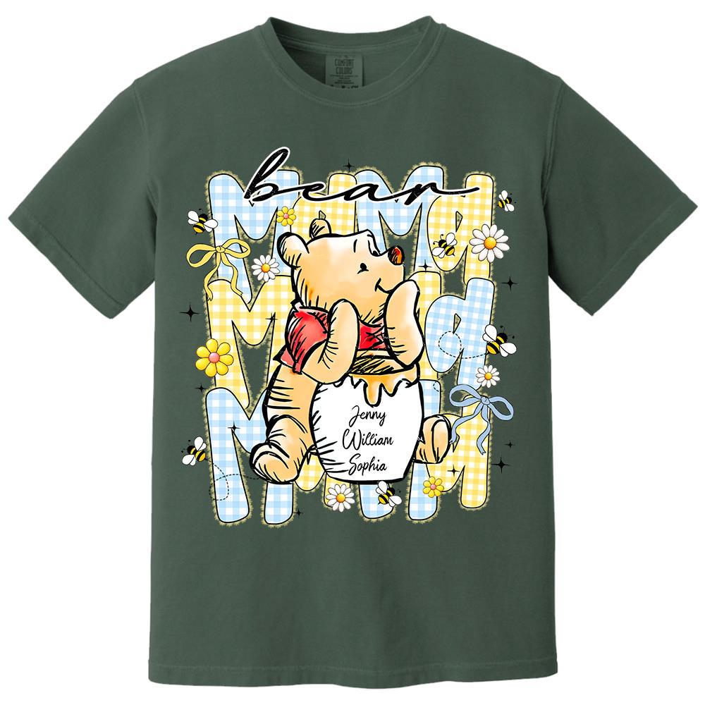 Mama Bear, Best Mama Ever, Personalized Mama Bear With Kids Name Shirt Sweatshirt, Gift For Mom, Gift For Mother's Day MI209 Hv01