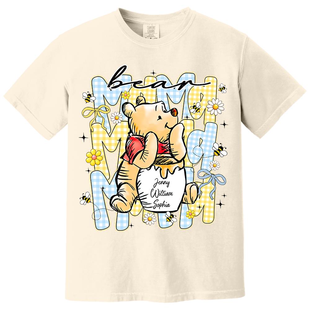 Mama Bear, Best Mama Ever, Personalized Mama Bear With Kids Name Shirt Sweatshirt, Gift For Mom, Gift For Mother's Day MI209 Hv01