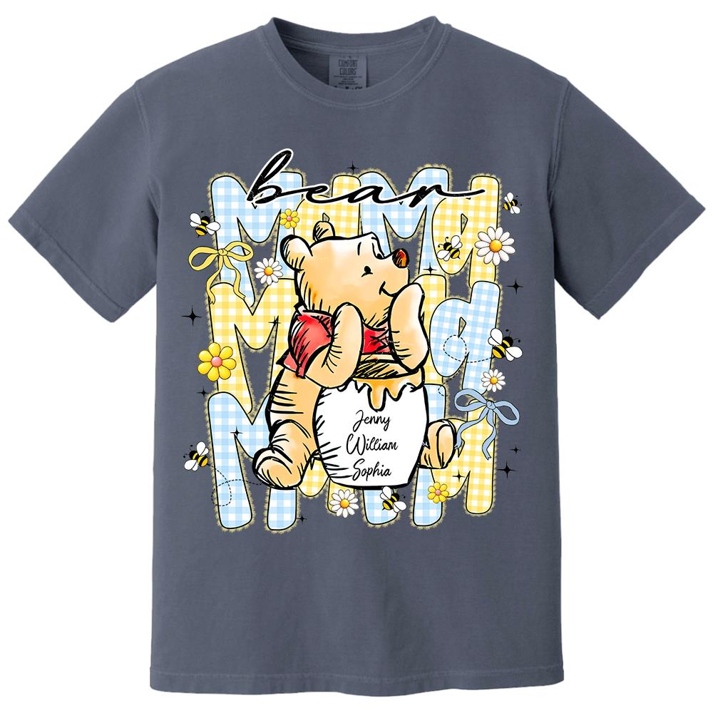 Mama Bear, Best Mama Ever, Personalized Mama Bear With Kids Name Shirt Sweatshirt, Gift For Mom, Gift For Mother's Day MI209 Hv01