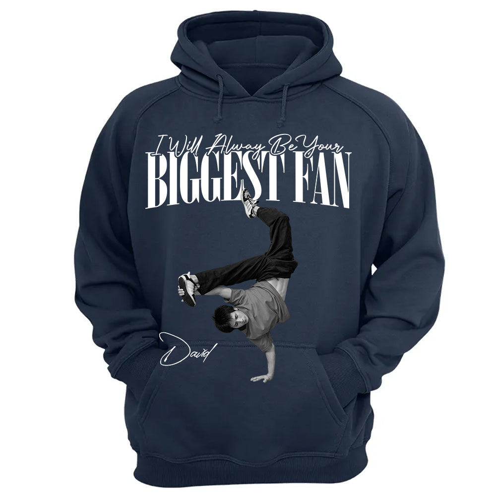 Personalized I'll Always Be Your Biggest Fan Washed Tee Retro Bootleg Shirt For Breakdance Lovers T1807