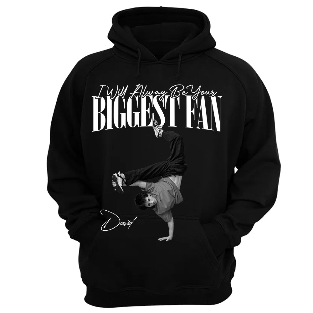 Personalized I'll Always Be Your Biggest Fan Washed Tee Retro Bootleg Shirt For Breakdance Lovers T1807