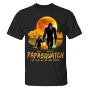 Papasquatch, Like A Grandpa, Just Way More Squatchy Vr3 - Personalized Shirt