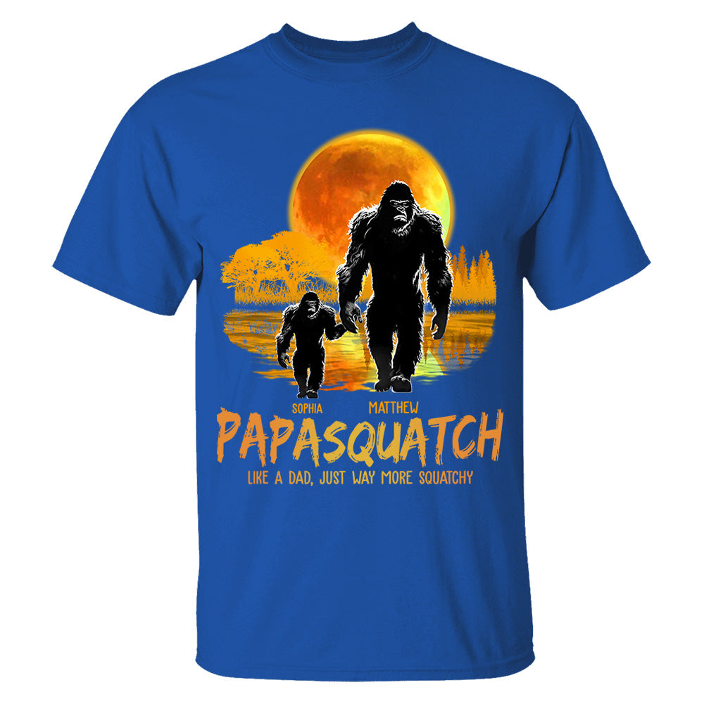 Papasquatch, Like A Grandpa, Just Way More Squatchy Vr3 - Personalized Shirt