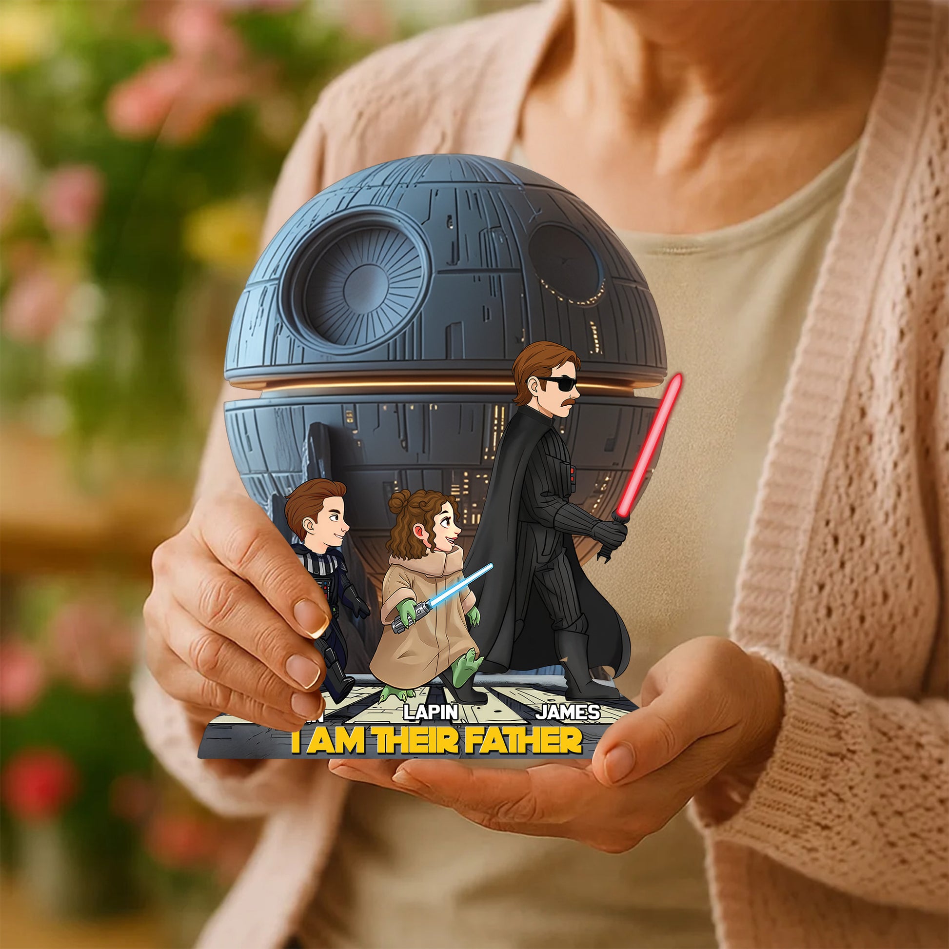 I Am Their Father - Personalized Acrylic Block Plaque, Father's Day Gift for Dad Tu20