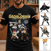 The Dadalorian This Is The Way Personalized Vintage Style Shirt For Dad Father's Day Gift T1807 T24