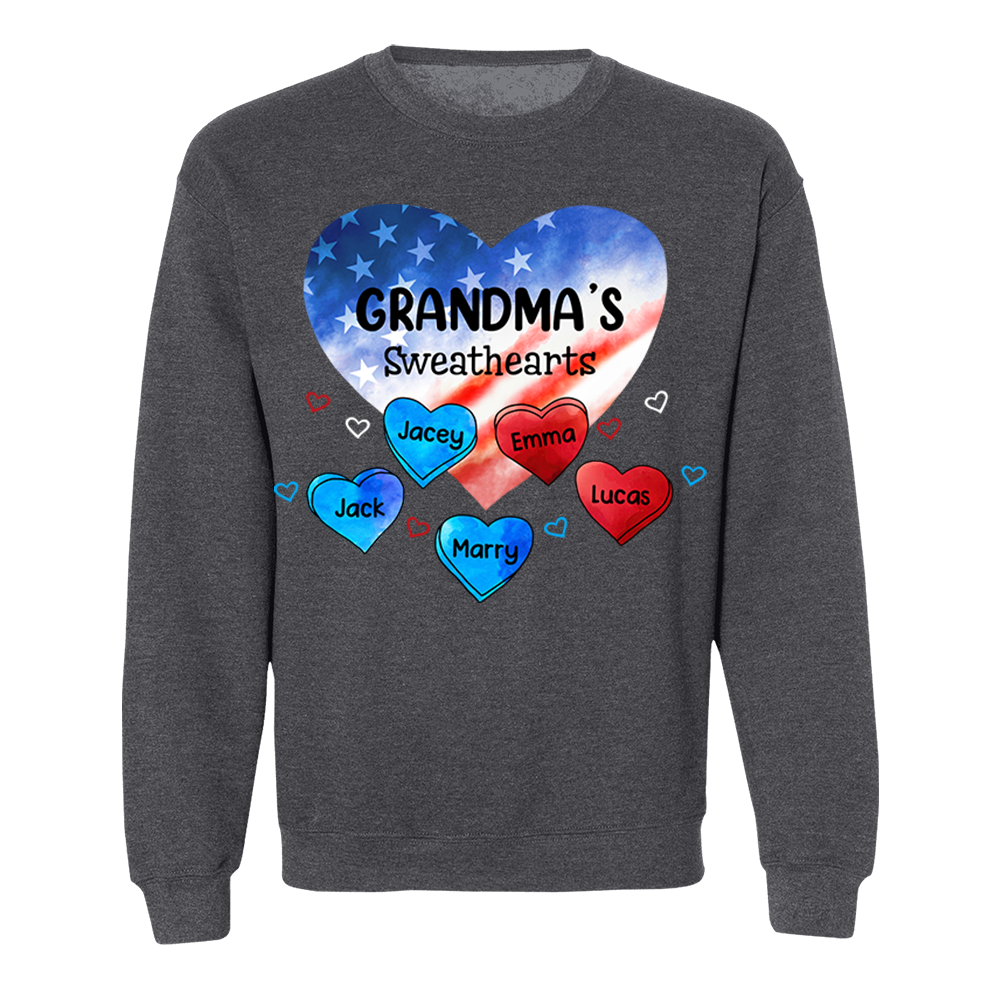 Mom Grandma Sweatheart, 4th of July Shirt - Nh0299 | Interest Pod