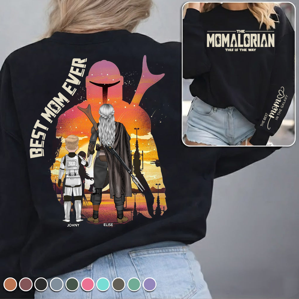 The Momalorian - Best Mom Ever - Personalized Shirt Gift For Mom - Custom Mother's Day Gift 2026 T1807 VH01