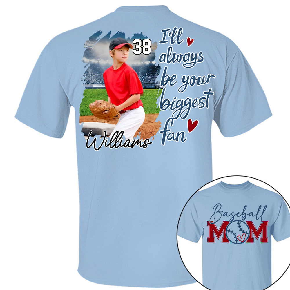Baseball Mom Shirt, Personalized Baseball Shirt, Gift For Baseball Lover Vr2 Tu24