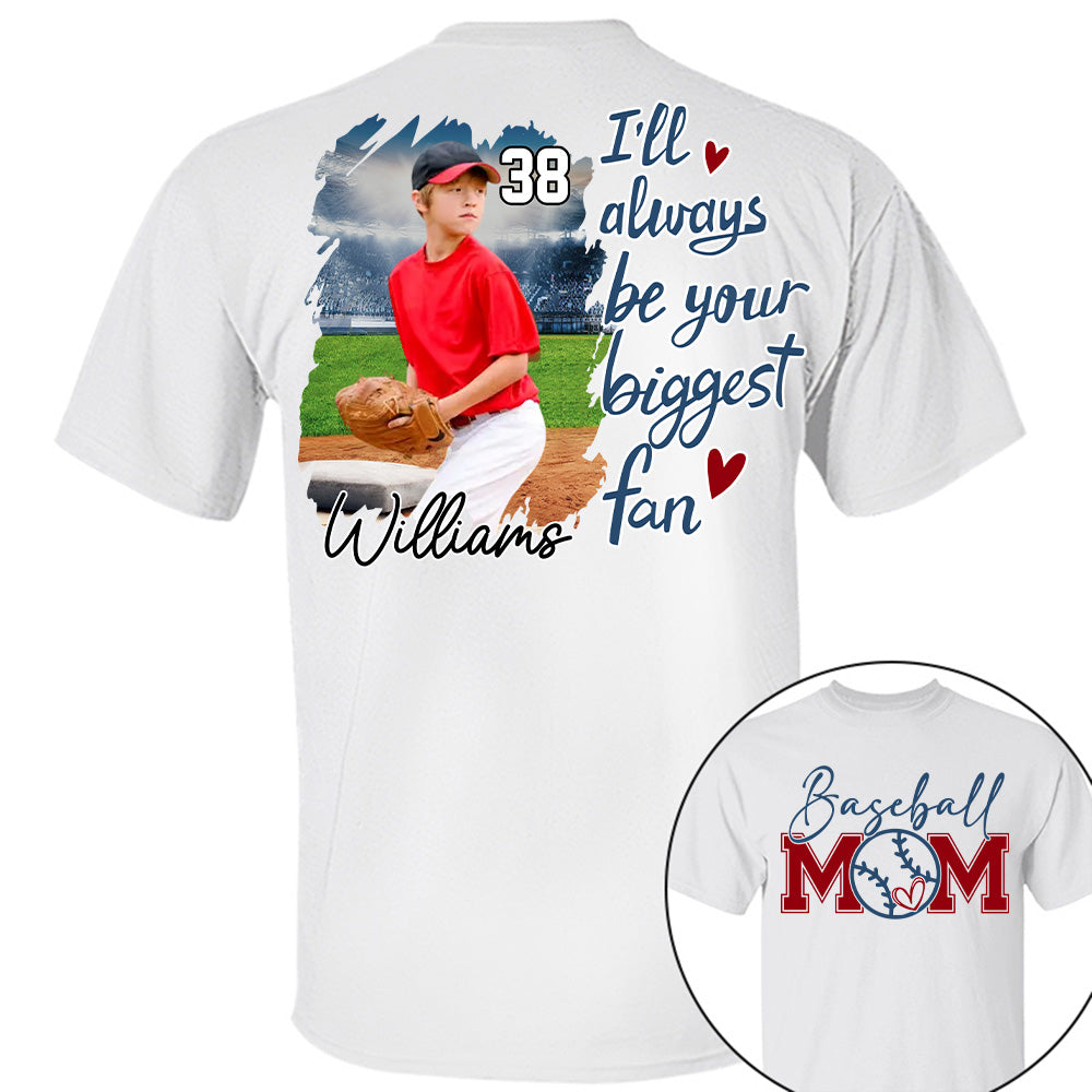 Baseball Mom Shirt, Personalized Baseball Shirt, Gift For Baseball Lover Vr2 Tu24