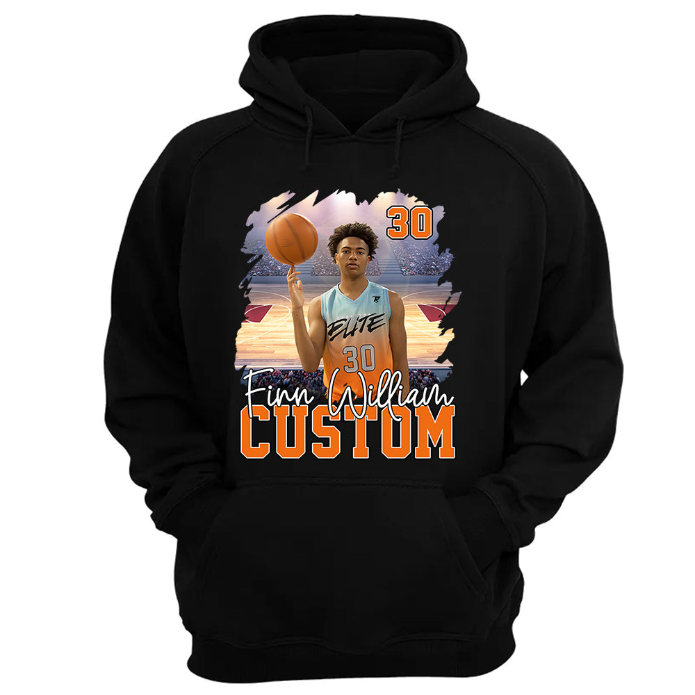 Custom Photo Player And Team Name Shirt - Personalized Photo Sports Shirt Hv01