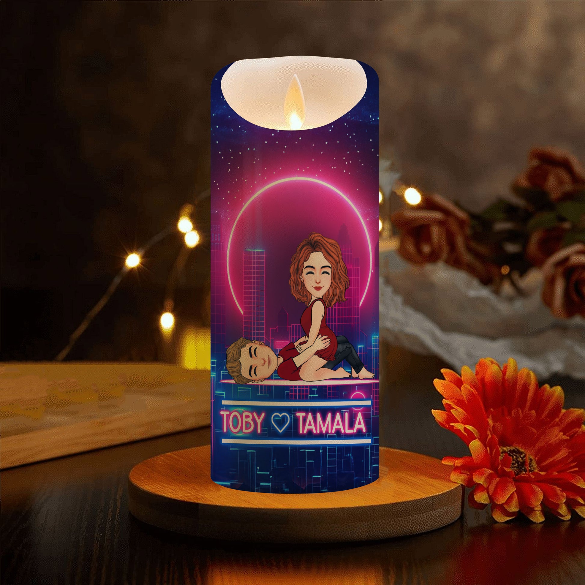 To My Wife Always Remember - Personalized LED Candle Anniversary Gift For Couples Li29