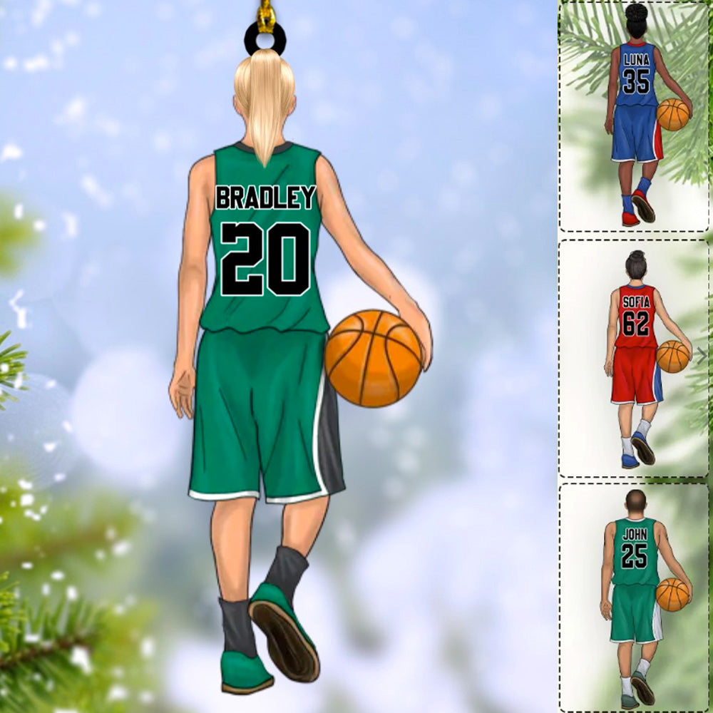 Basketball Player Personalized Ornament Gift For Basketball Lovers