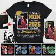 Personalized Graduation Shirts Custom Graduation Shirt Class of 2026 Family Gifts For Family Member Graduation Shirt Vr2 Na02 Hv01