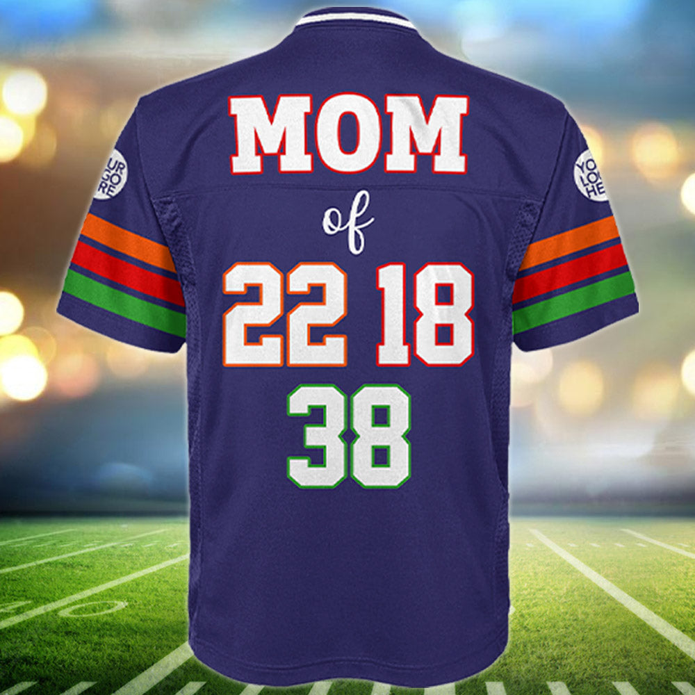 I Will Always Be Your Biggest Fan , Personalized Football Jersey For Football Mom Sport Family NA02 Pt99