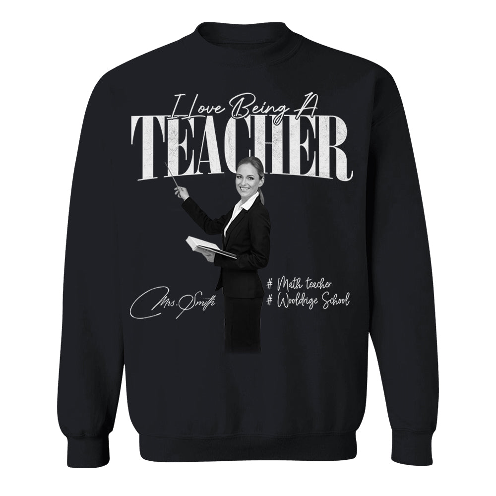 I Love Being A Teacher -  Washed Tee Retro Bootleg Shirt For Teachers NA04