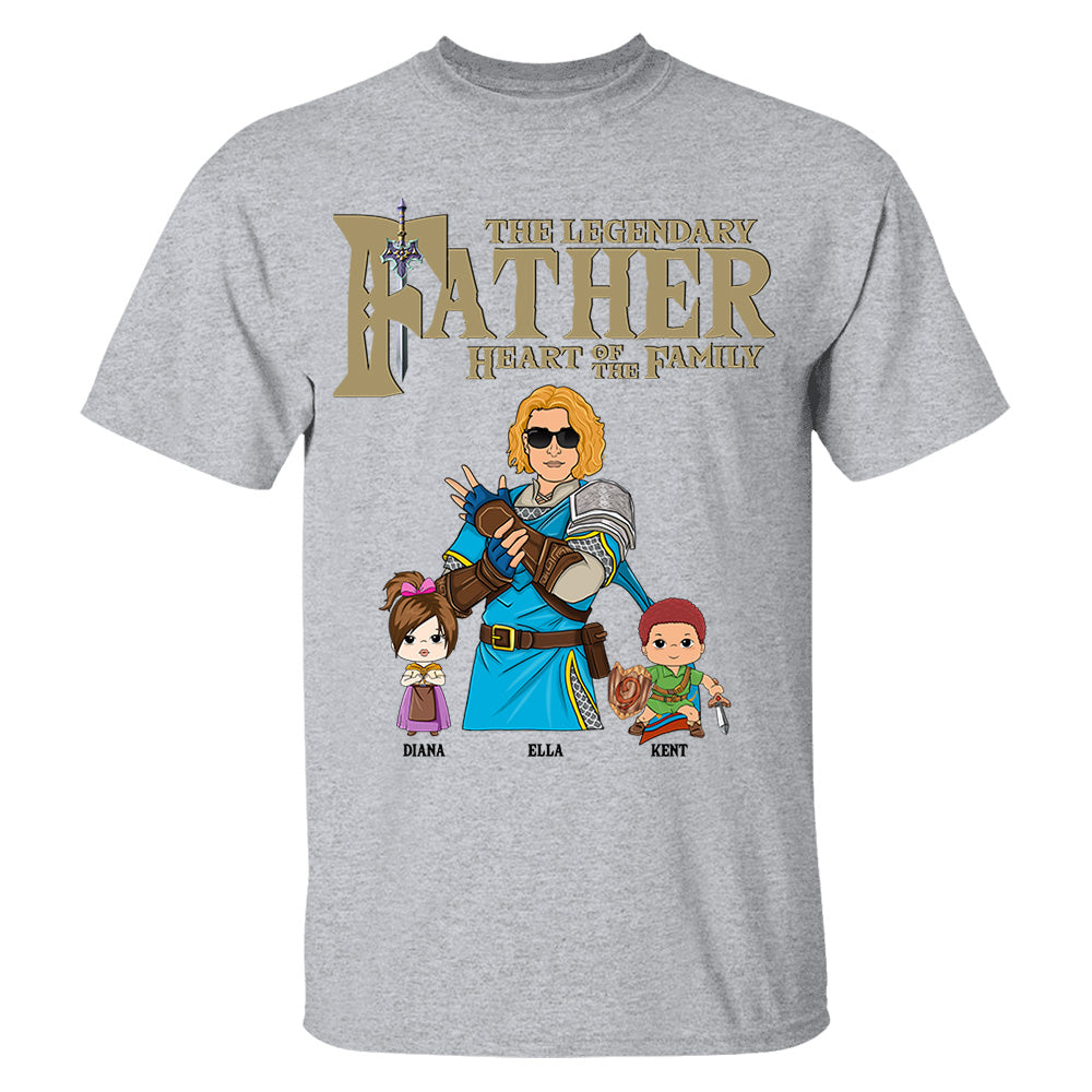 Personalized Greatest Dad In Hyrule Shirt Gift For Dad - Birthday & Mother's Day Gift For Her Vr2