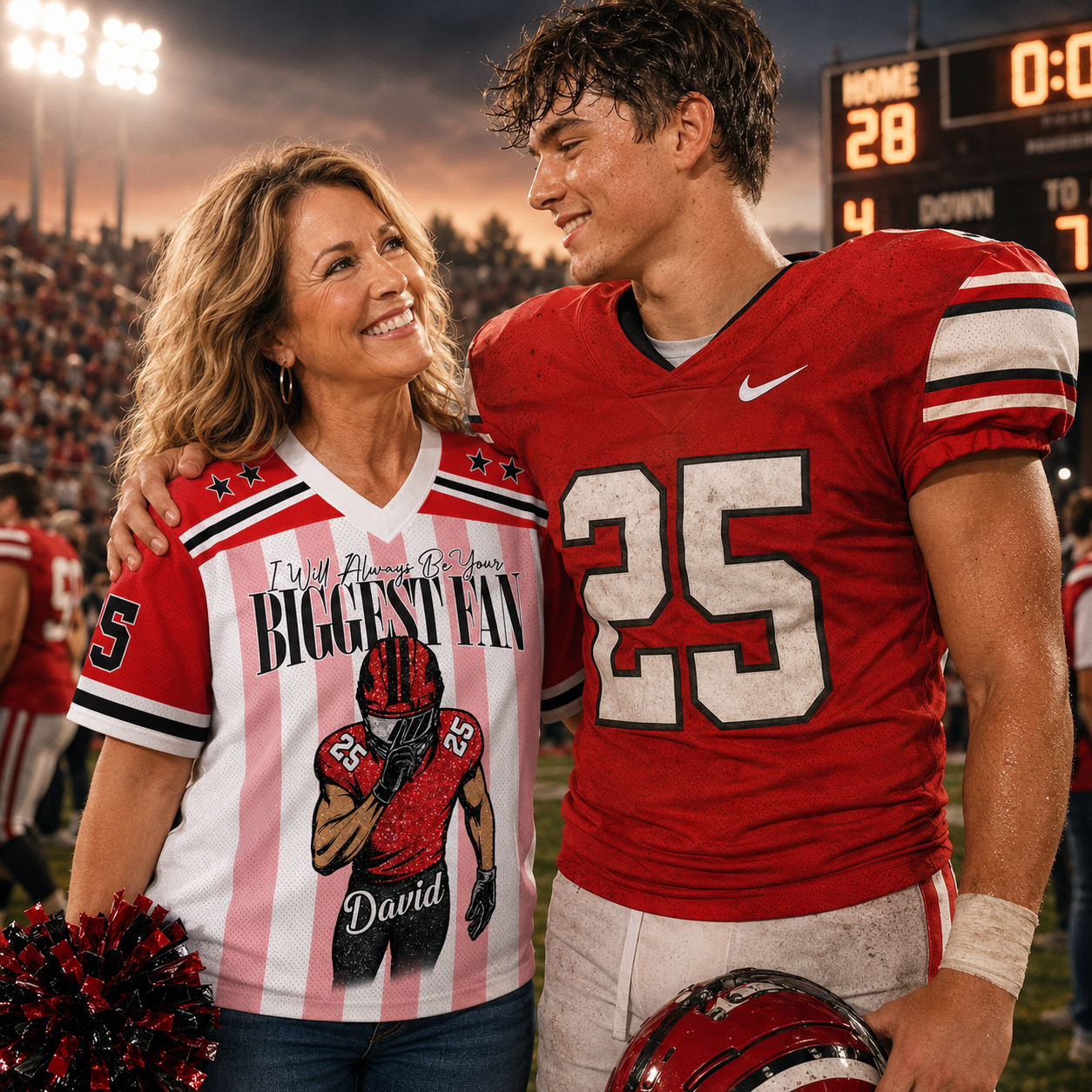 My Heart Is On That Field Custom Shirt Personalized Name Number Jersey Football Player L0411 Pt99