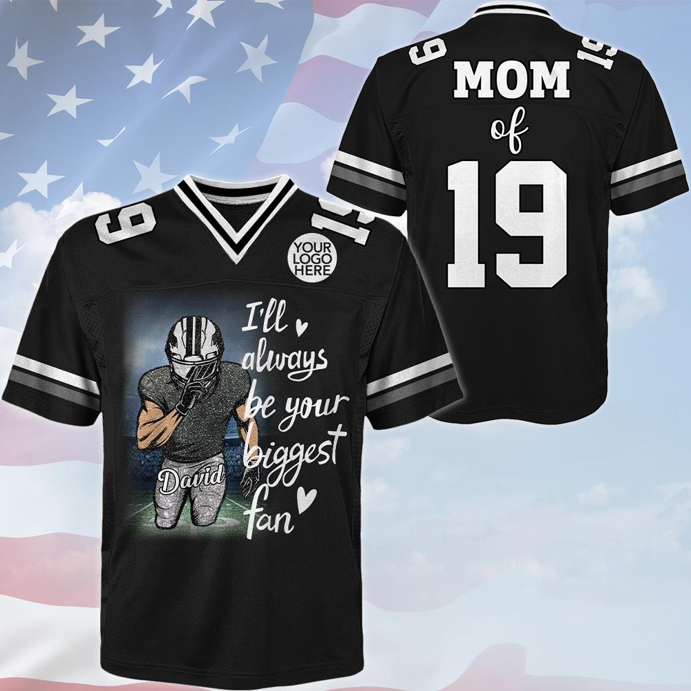 Custom Photo Football Game Day Football Jersey Gift For Football Lovers - Personalized Gift For Football Player Nh00