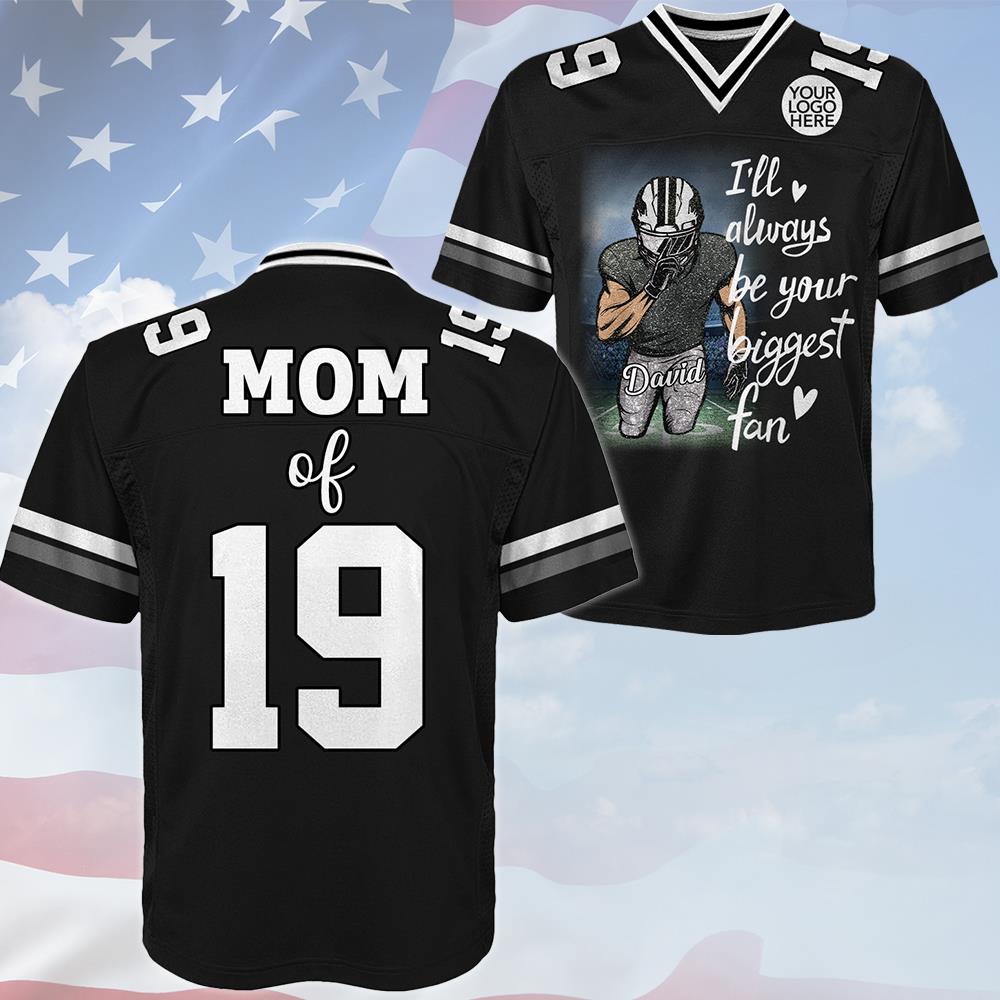 Custom Photo Football Game Day Football Jersey Gift For Football Lovers - Personalized Gift For Football Player Nh00