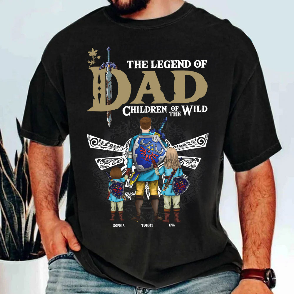 Personalized The Legend Of Dad Children Of The Wild, Gift For Father's Day T1807 Pt99