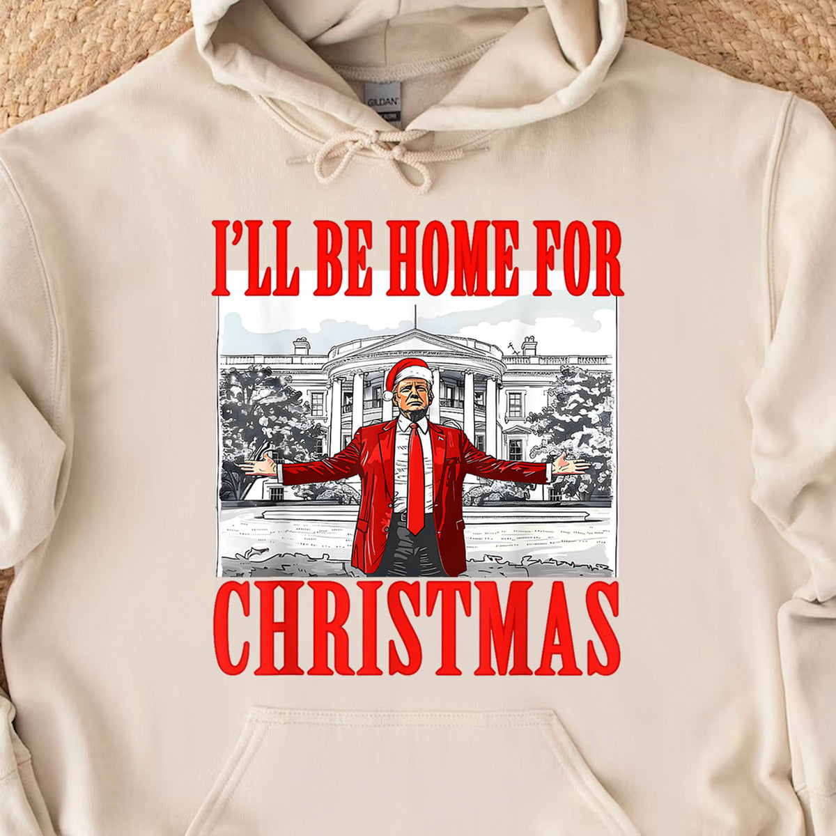 I'll Be Home For Christmas Funny Shirt