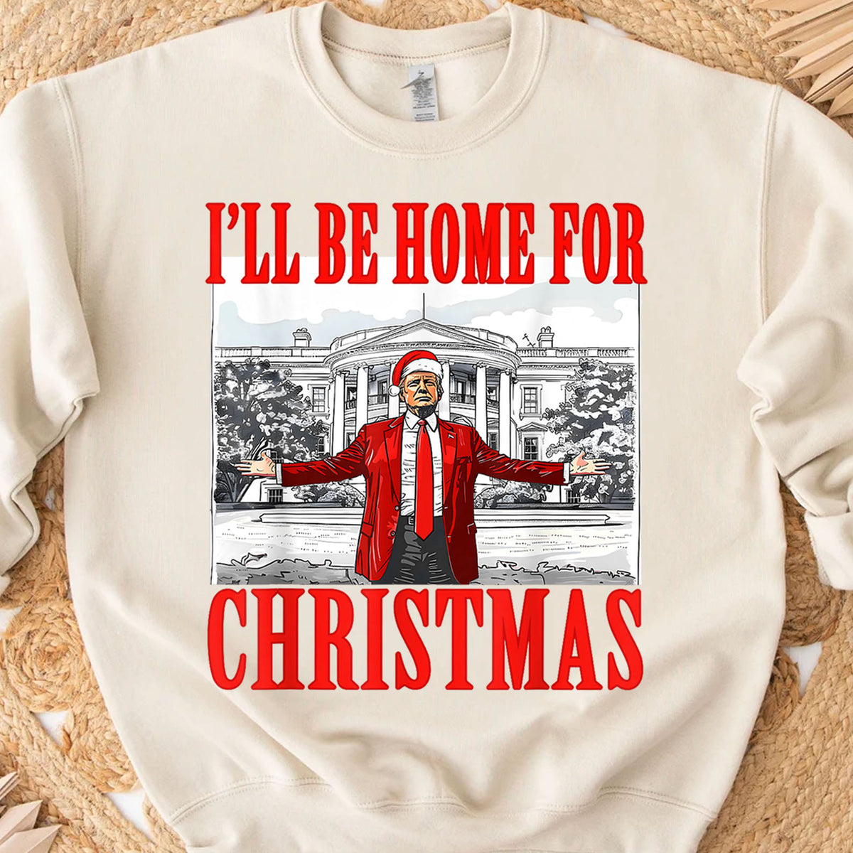 I'll Be Home For Christmas Funny Shirt