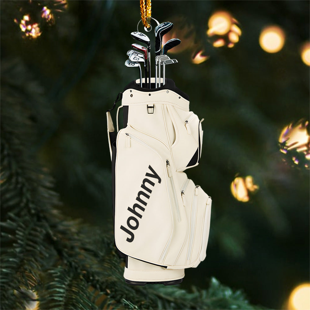 Custom Name Golf Bag Ornament For Golf Lover N3005 VH01 