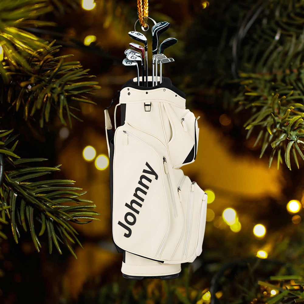 Custom Name Golf Bag Ornament For Golf Lover N3005 VH01 