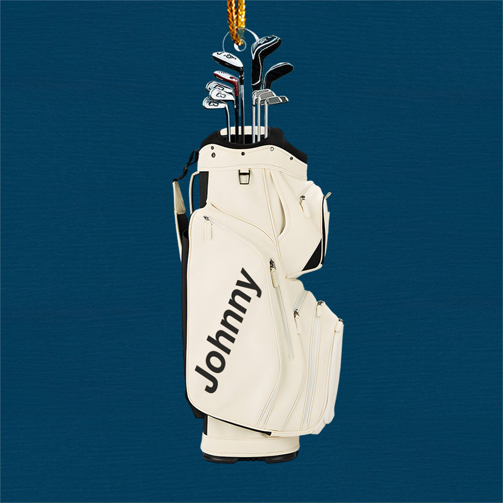 Custom Name Golf Bag Ornament For Golf Lover N3005 VH01 