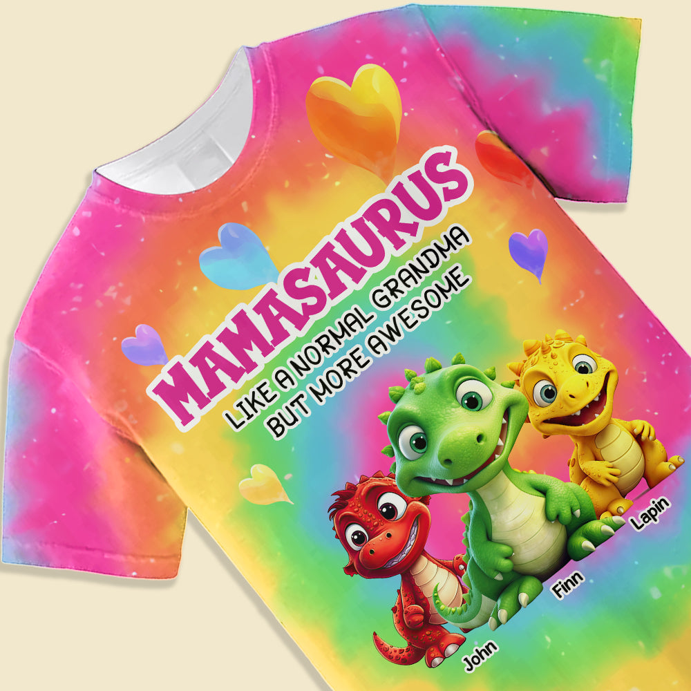Custom Nanasaurus Cute Dinosaur All Over Print T-shirt