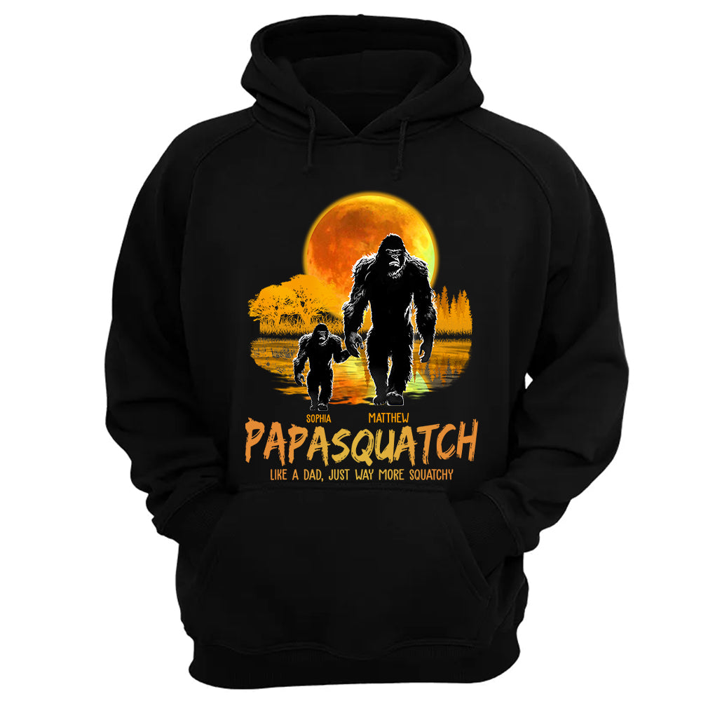 Papasquatch, Like A Grandpa, Just Way More Squatchy Vr3 - Personalized Shirt