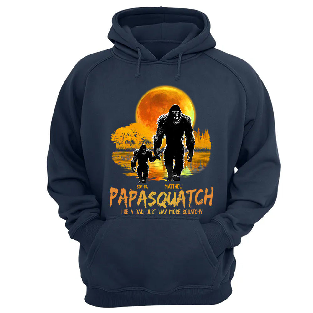 Papasquatch, Like A Grandpa, Just Way More Squatchy Vr3 - Personalized Shirt