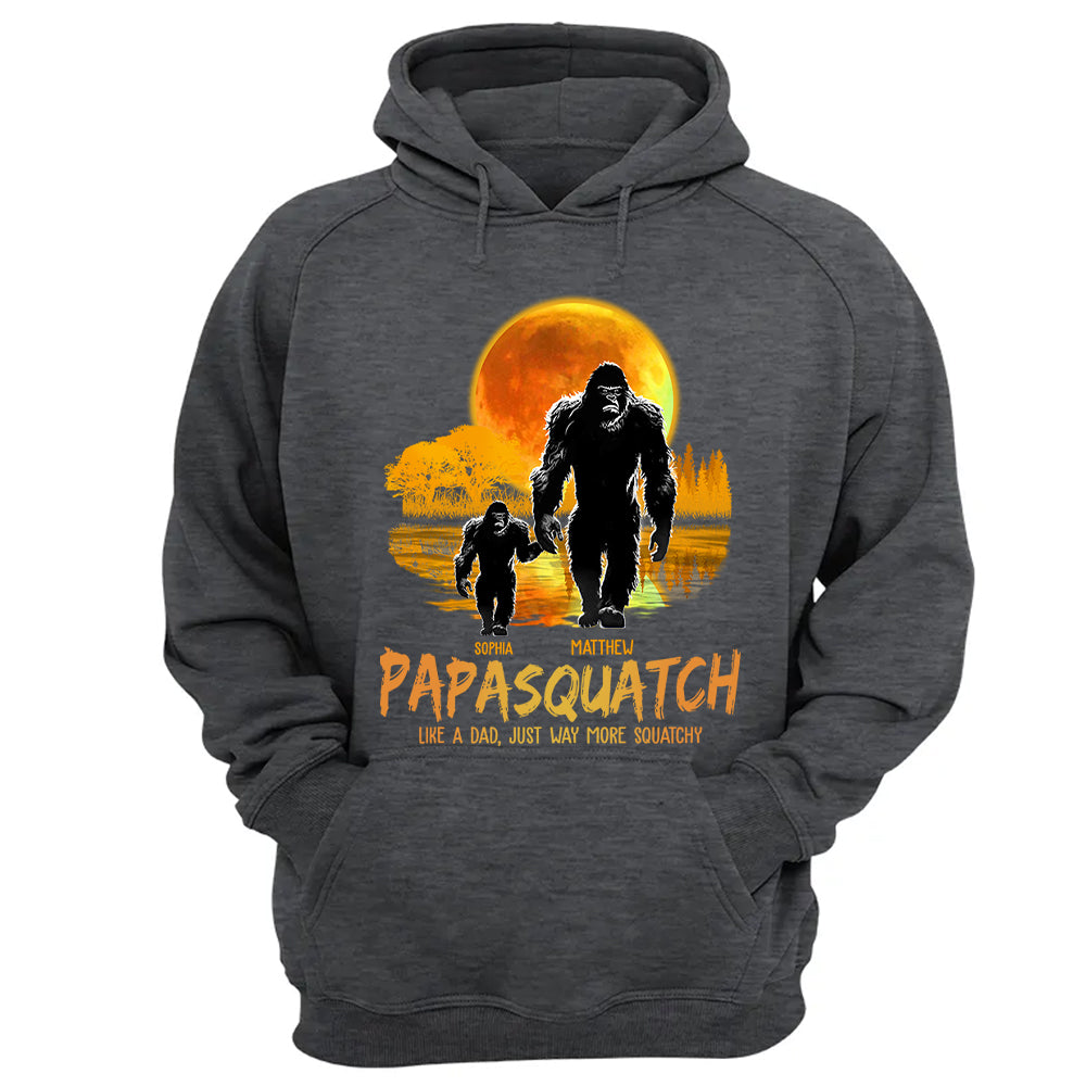 Papasquatch, Like A Grandpa, Just Way More Squatchy Vr3 - Personalized Shirt