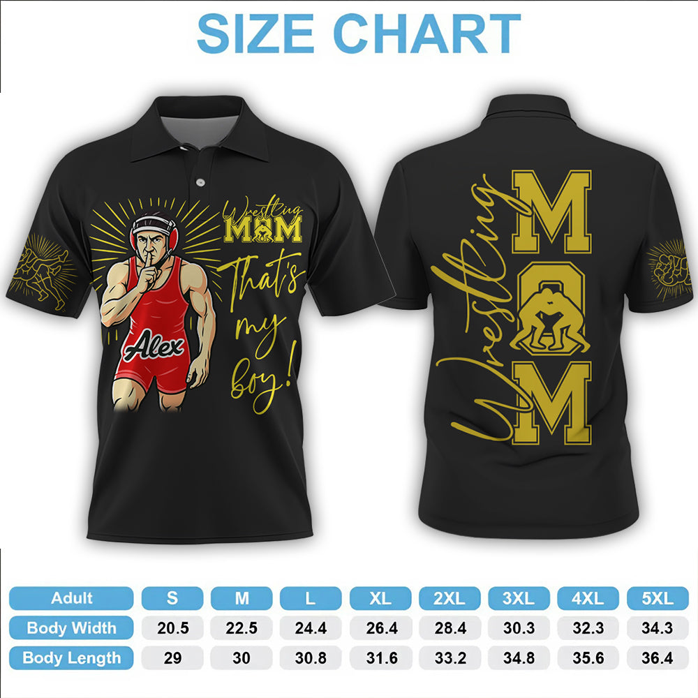 Personalized Wrestling Player Shirt For Sport Wrestling Mom