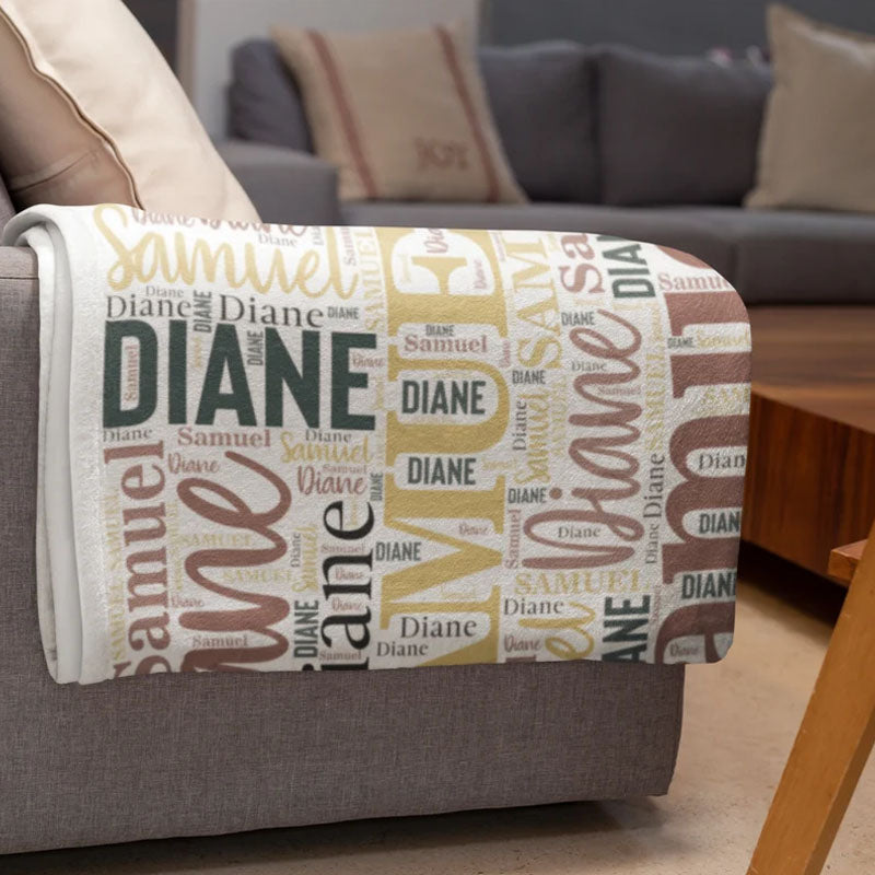 Personalized Blanket for Kids, Baby - Custom Fleece Nursery Blanket for Newborn, Kids, Swaddle