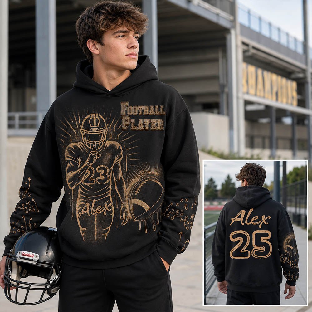 Personalized Bleach Style Football Shirt For Football Mom