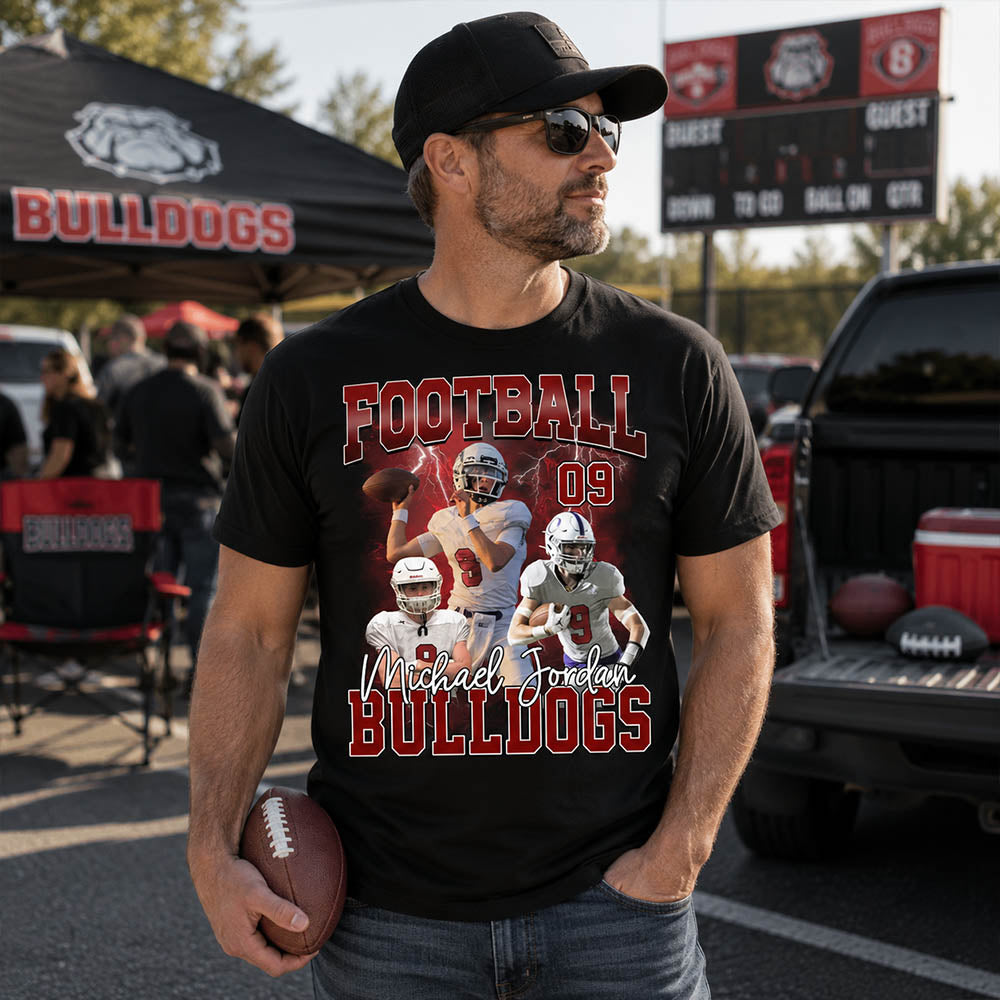 GameDay Football Personalized Shirt Custom Your Photo Gift For Football Player