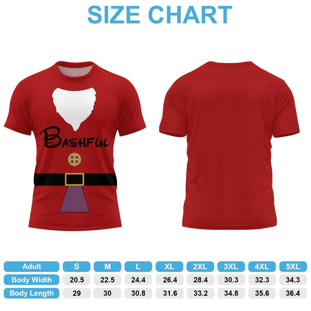 Halloween Dwarf With Beard Personalized Group Matching Shirt, Halloween Group Costume For Family, Friends, Colleagues Li29