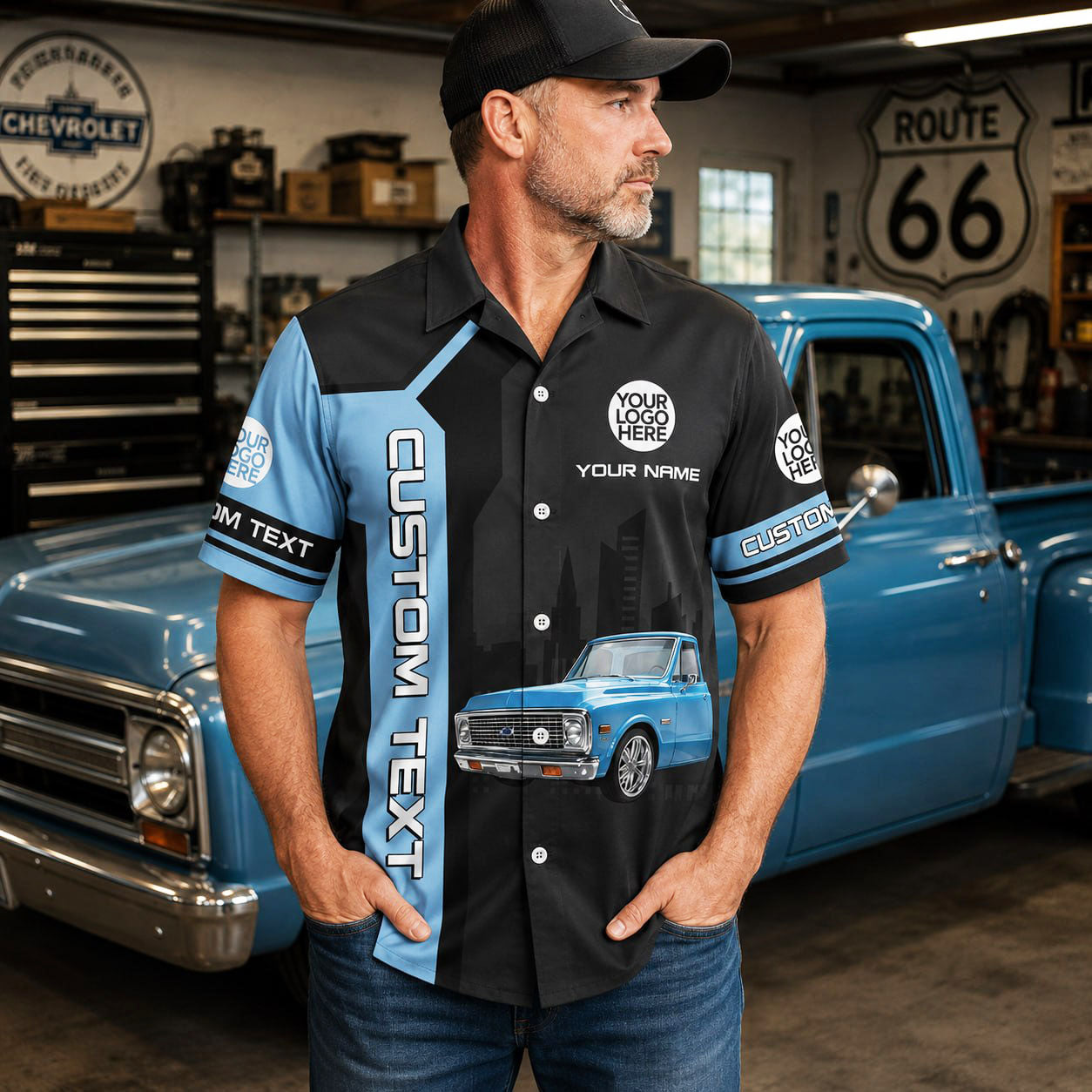 This Is How I Roll - Custom Pickup Truck Photo Hawaiian Shirts - Gift For Truck Guy A2110 Pt99