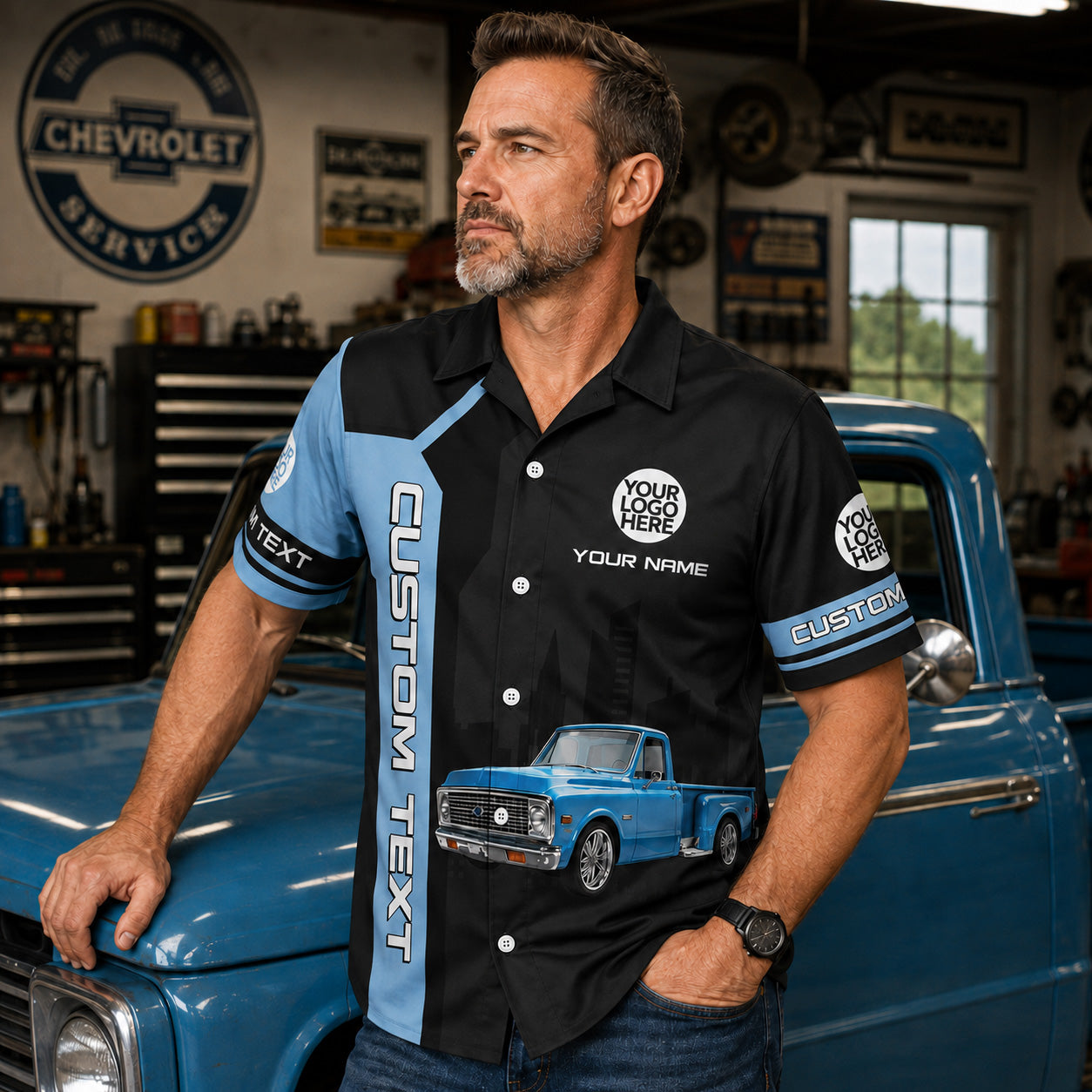 This Is How I Roll - Custom Pickup Truck Photo Hawaiian Shirts - Gift For Truck Guy A2110 Pt99
