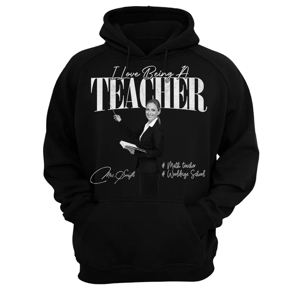 I Love Being A Teacher -  Washed Tee Retro Bootleg Shirt For Teachers NA04