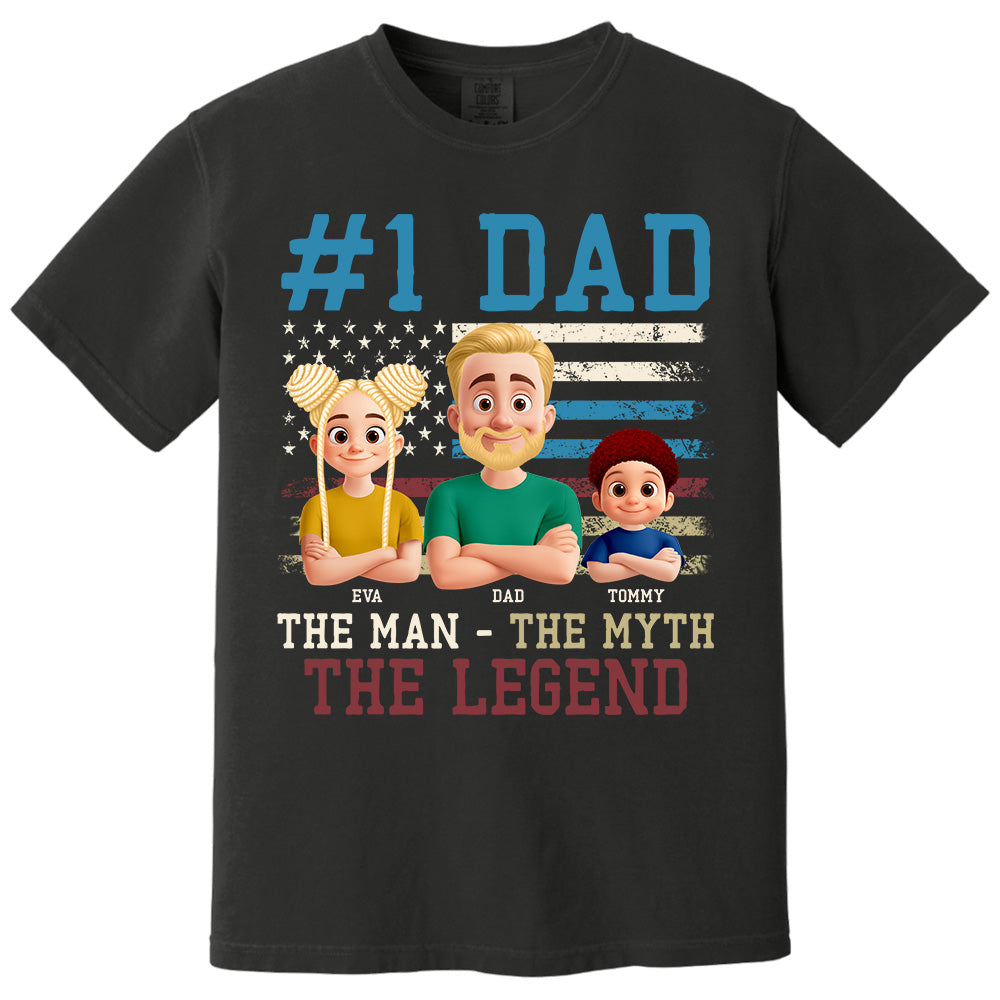 The Man The Myth The Legend, Personalized Shirt Gift For Dad T1807 Pt99