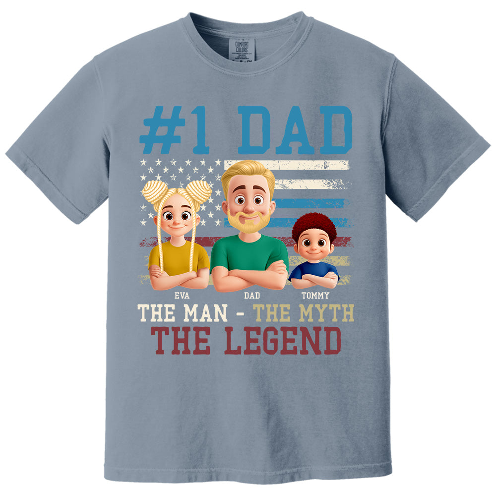 The Man The Myth The Legend, Personalized Shirt Gift For Dad T1807 Pt99
