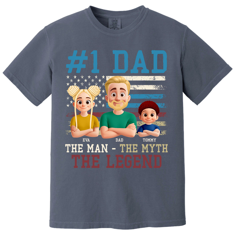 The Man The Myth The Legend, Personalized Shirt Gift For Dad T1807 Pt99
