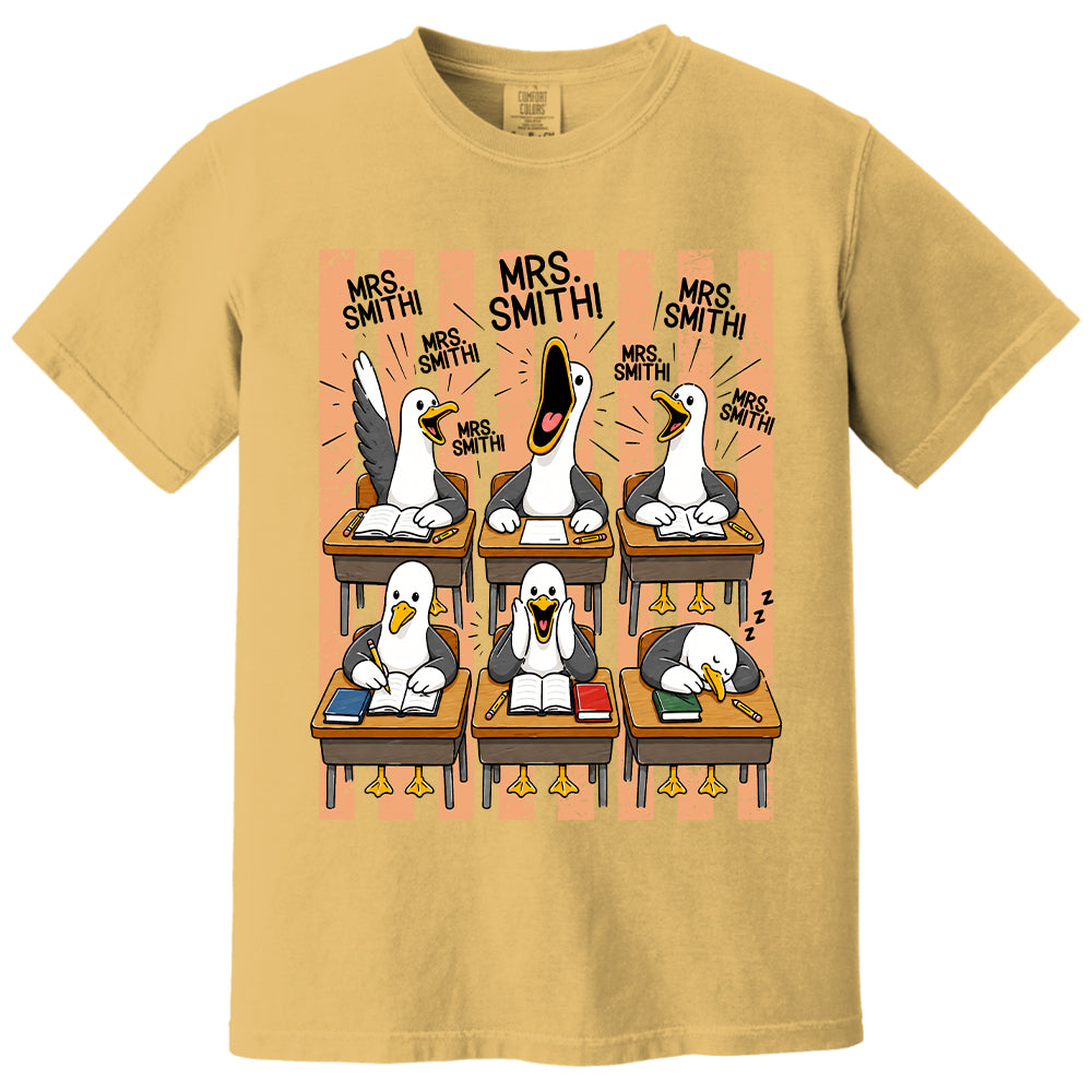 T24-Mrs. Teacher My Class of Seagulls T-shirt For Teachers T24-31.07.2026
