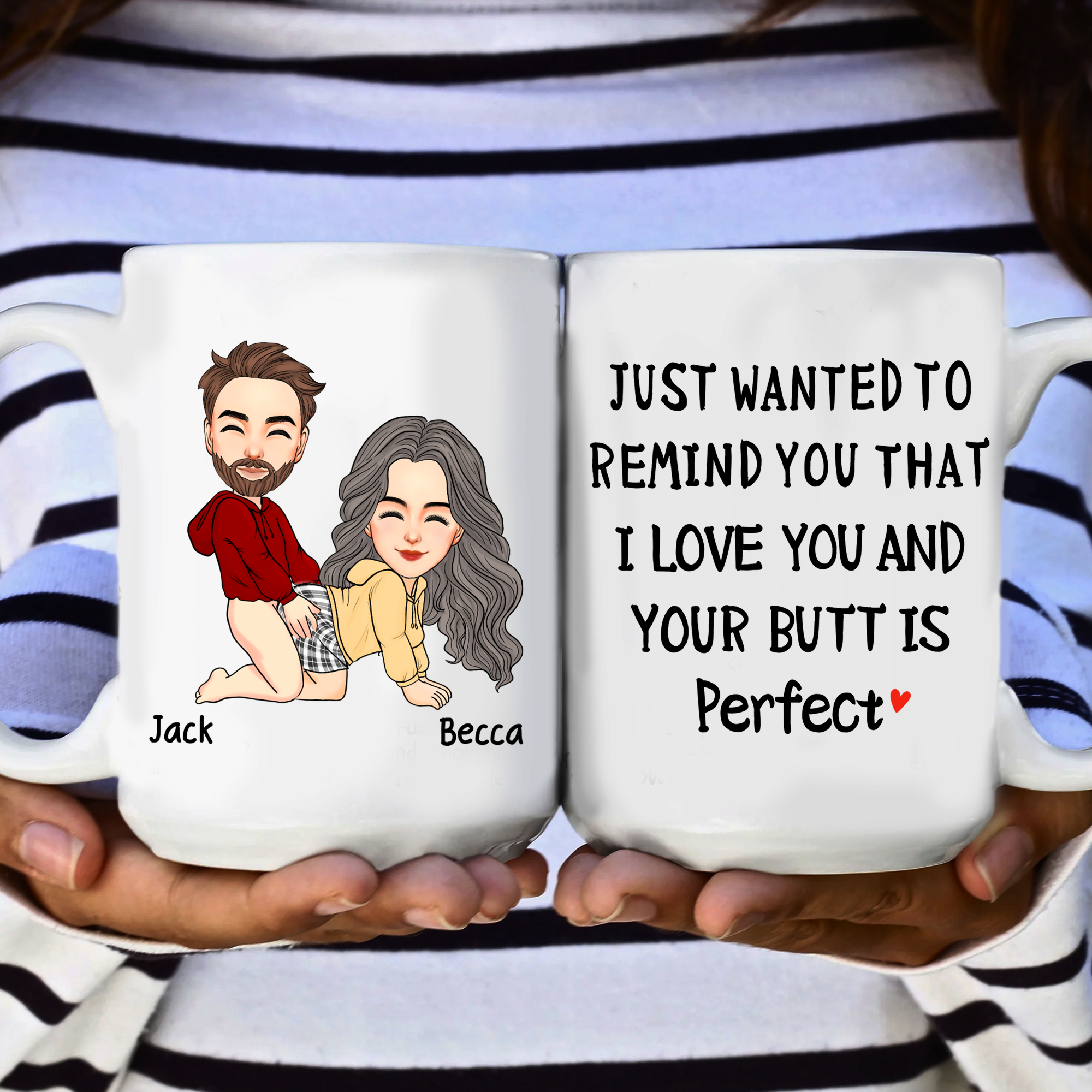 Just Wanted To Remind You That I Love You And Your...Personalized Funny Mug Gifts For Couple - Naughty Valentines Presents Gift Ideas Pa00