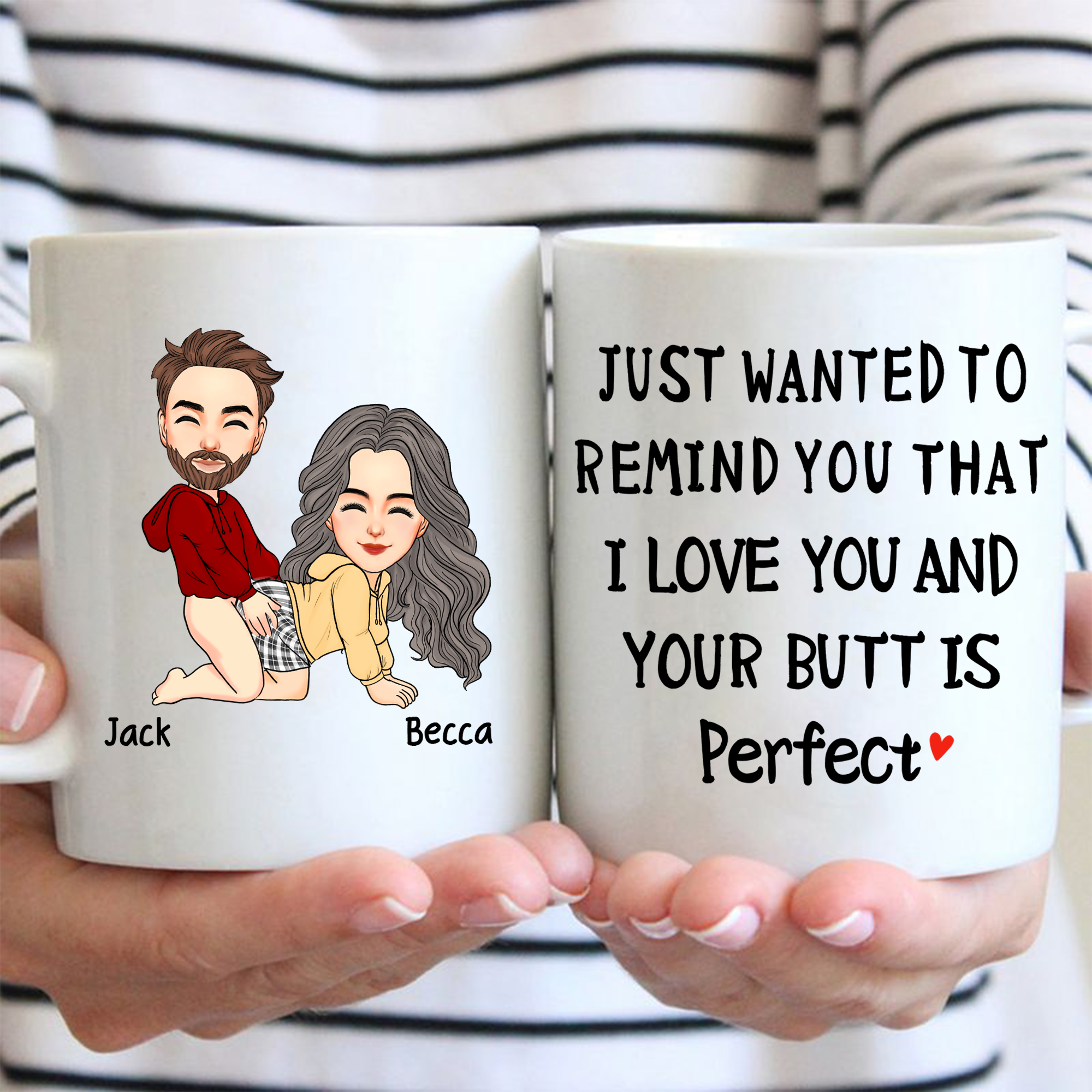 Just Wanted To Remind You That I Love You And Your...Personalized Funny Mug Gifts For Couple - Naughty Valentines Presents Gift Ideas Pa00