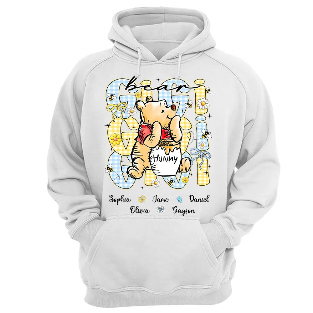 Mama Bear, Personalized Mama Bear Shirt With Bee Kids Name, Gift For Mom Grandma, Gift For Mother's Day MI209 Hv01