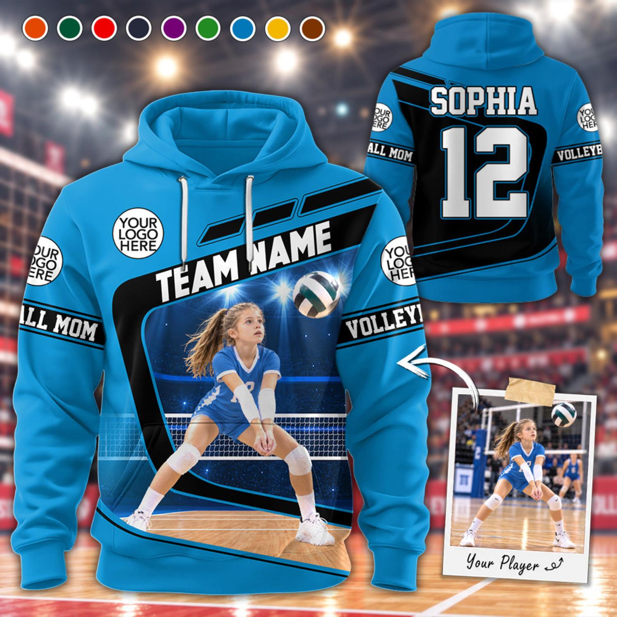 Personalized All Over Print Shirt Volleyball - Gift For Volleyball Lovers NA04 Hv01